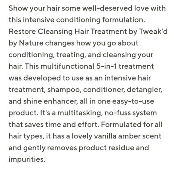 Brand New Tweakd by Nature hair scrub - Picture 2 of 2